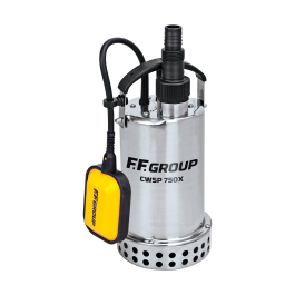 FF GROUP SS SUBMERSIBLE PUMP FOR CLEAR WATER 0,75kW CWSP 750X 43479  FF GROUP ΥΠΟΒΡΥΧΙΑ ΑΝΤΛΙΑ ΟΜΒΡΙΩΝ ΥΔΑΤΩΝ 0,75kW INOX CWSP 750X 43479